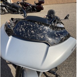 Carbon 6” Road Glide windshield